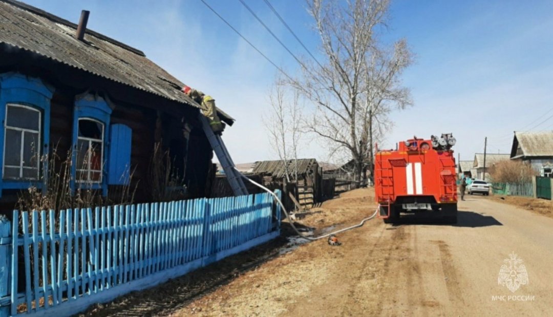 Пожар с двумя погибшими в н.п. Новый Заган Мухоршибирского района